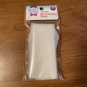 Baked with Love 12 In Decorating Bags 10 Count Open Pack Unused